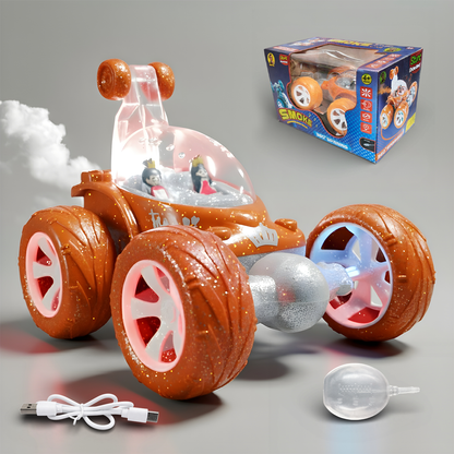 Flash RC Car for Kids | High-Speed Rechargeable Remote Control Car In Orange